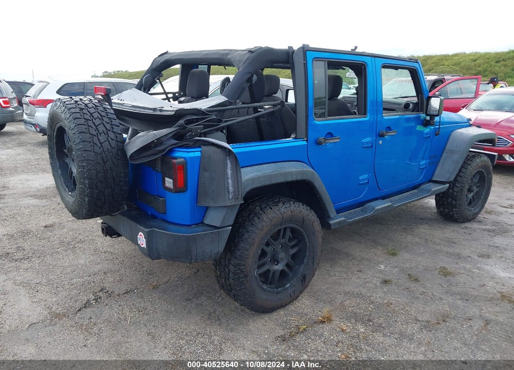 2015 ANGLER JEEP WR UNLIMITED SPORT VIN: 1C4BJWDGXFL527745
