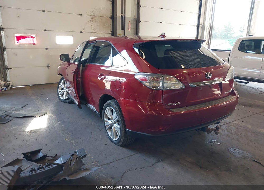 2010 LEXUS RX 450H VIN: JTJZB1BA2A2004339