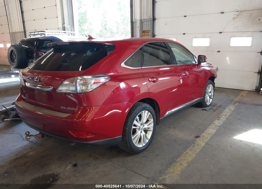 2010 LEXUS RX 450H VIN: JTJZB1BA2A2004339