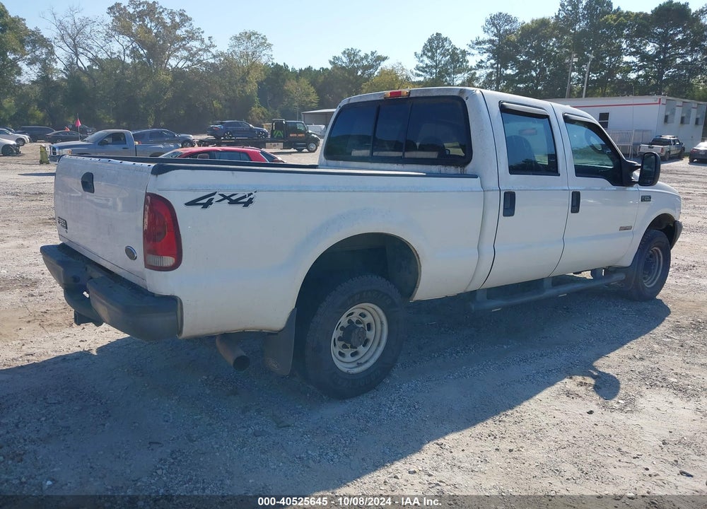 2004 FORD F-250 HARLEY-DAVIDSON/LARIAT/XL/XLT VIN: 1FTNW21P64EA42564
