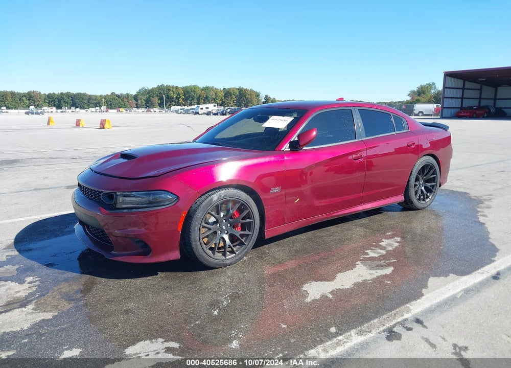 2019 DODGE CHARGER SCAT PACK RWD VIN: 2C3CDXGJ3KH721456