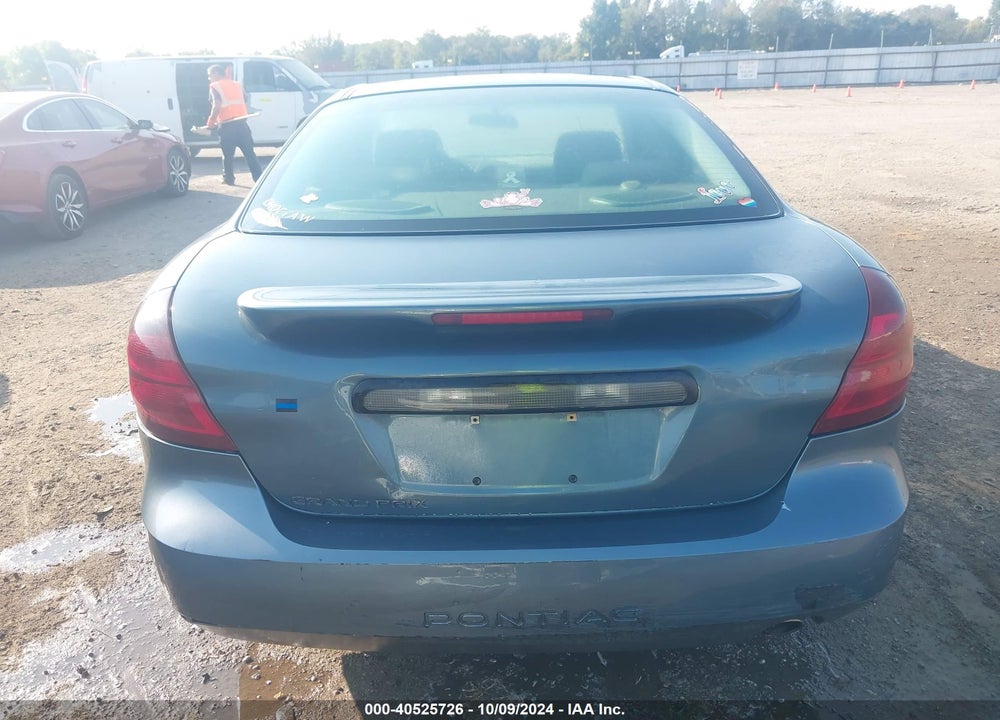 2006 PONTIAC GRAND PRIX VIN: 2G2WP582761312309