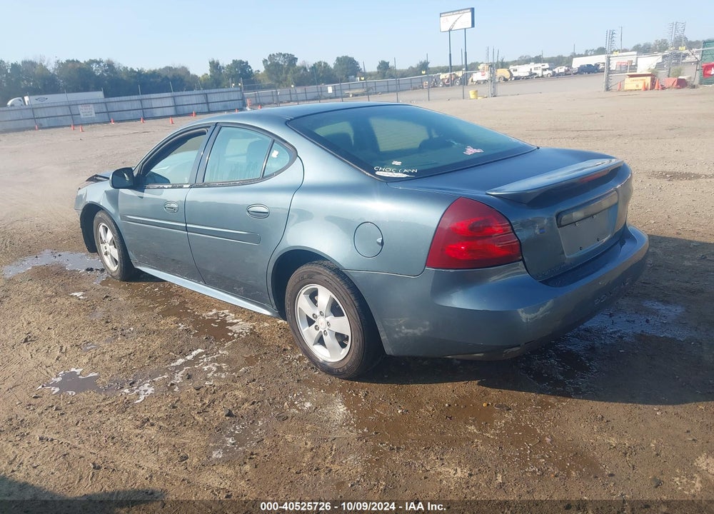 2006 PONTIAC GRAND PRIX VIN: 2G2WP582761312309