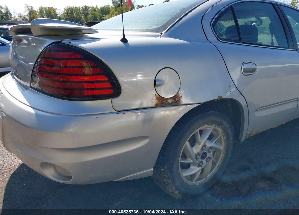 2003 PONTIAC GRAND AM SE VIN: 1G2NE52F03C135217