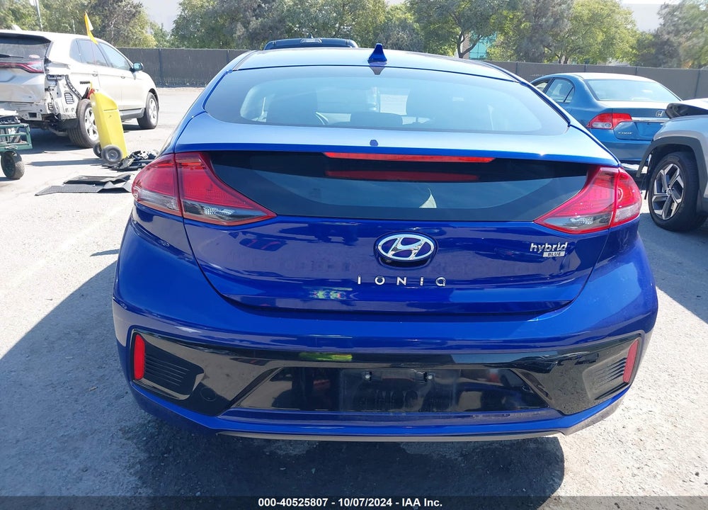 2019 HYUNDAI IONIQ HYBRID BLUE VIN: KMHC65LC9KU140473