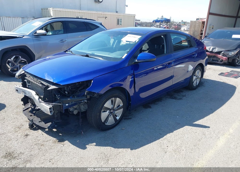 2019 HYUNDAI IONIQ HYBRID BLUE VIN: KMHC65LC9KU140473