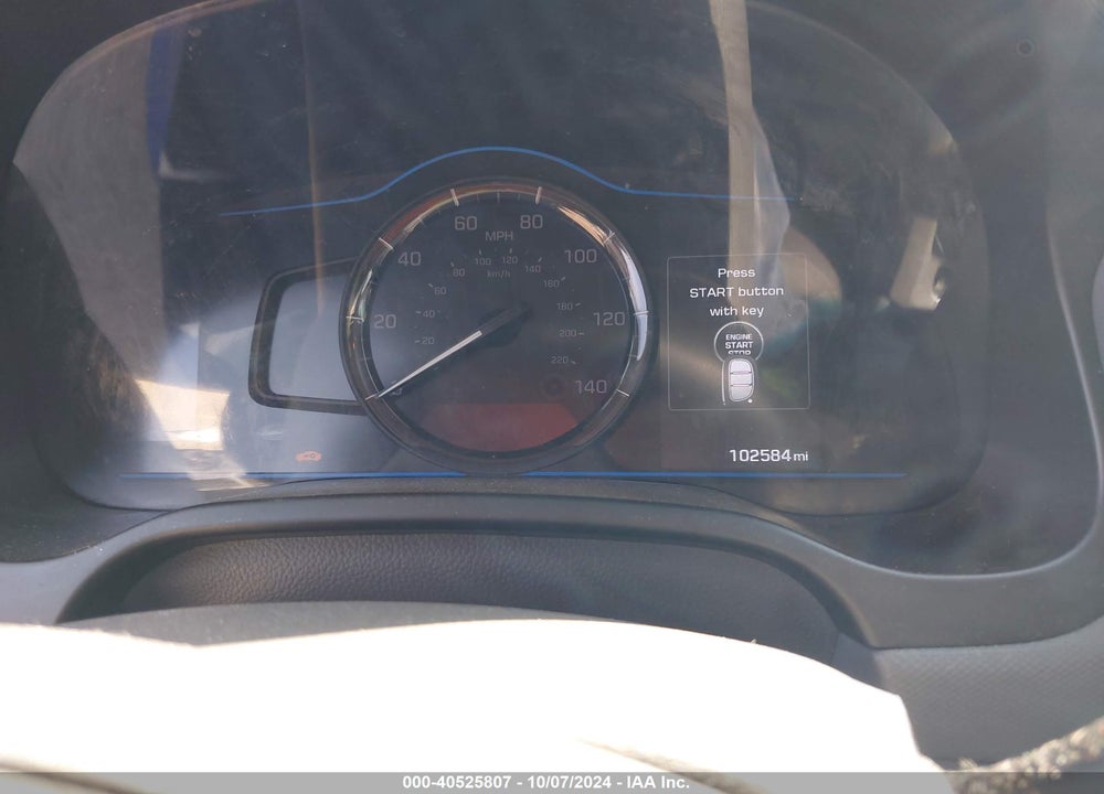 2019 HYUNDAI IONIQ HYBRID BLUE VIN: KMHC65LC9KU140473