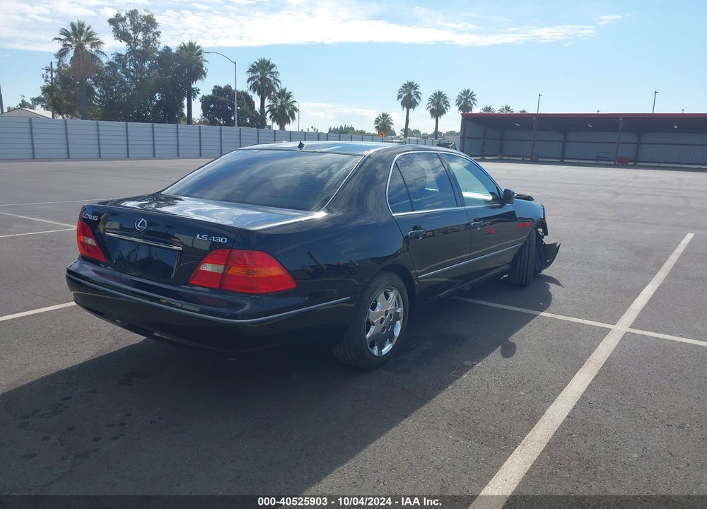 2001 LEXUS LS 430 VIN: JTHBN30F110043648