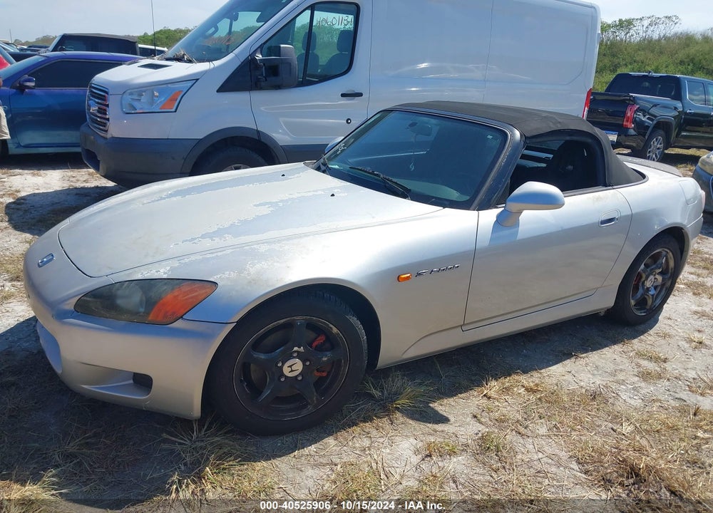 2002 HONDA S2000 VIN: JHMAP114X2T008775