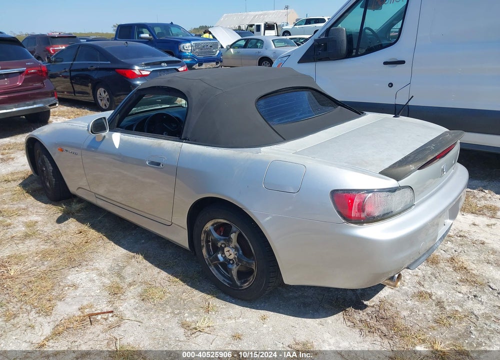 2002 HONDA S2000 VIN: JHMAP114X2T008775