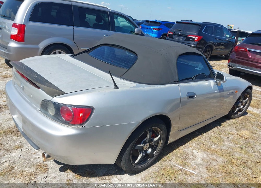 2002 HONDA S2000 VIN: JHMAP114X2T008775