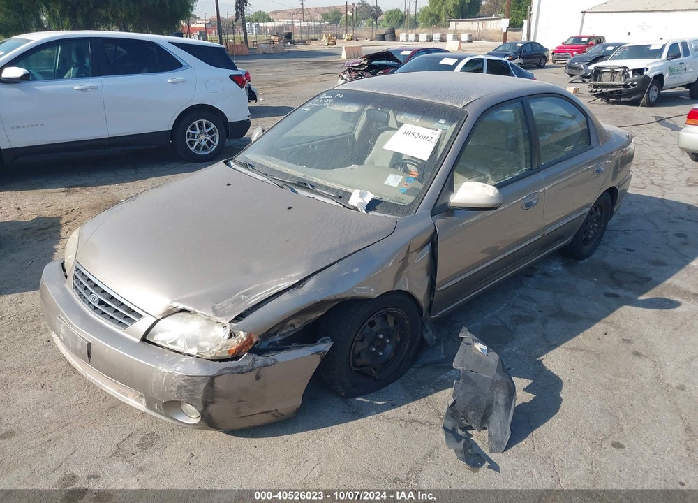 2002 KIA SPECTRA LS VIN: KNAFB121125174677