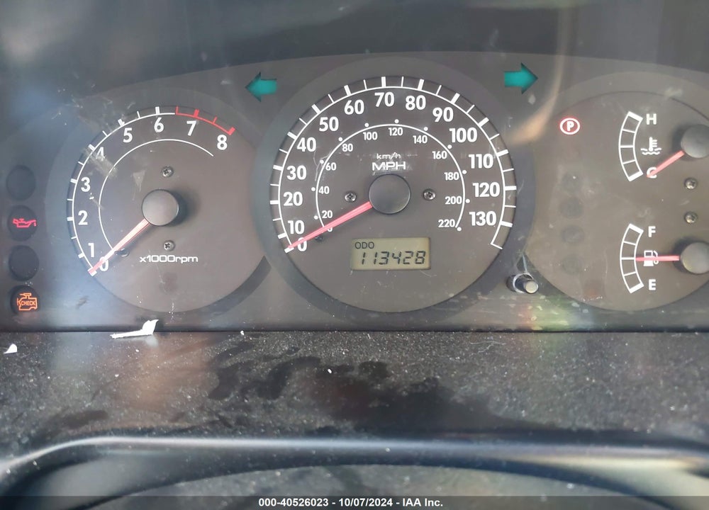 2002 KIA SPECTRA LS VIN: KNAFB121125174677