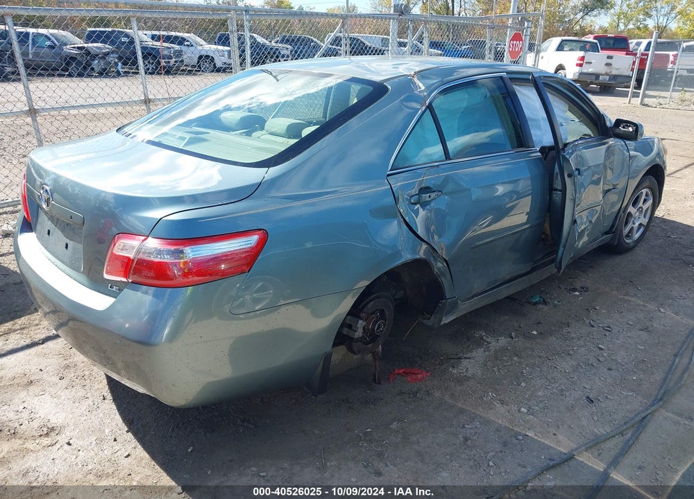 2008 TOYOTA CAMRY LE VIN: 4T1BE46K28U778729