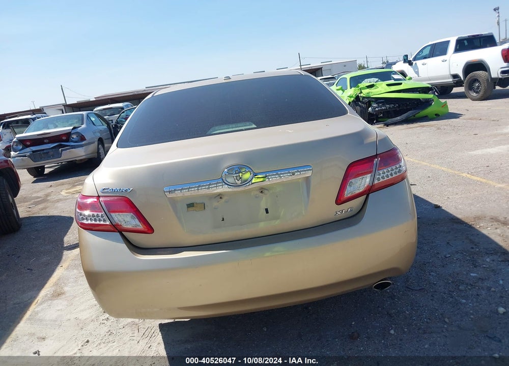 2010 TOYOTA CAMRY XLE VIN: 4T1BF3EK7AU512640