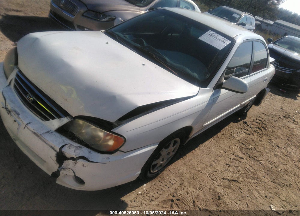 2002 KIA SPECTRA LS VIN: KNAFB121225168497