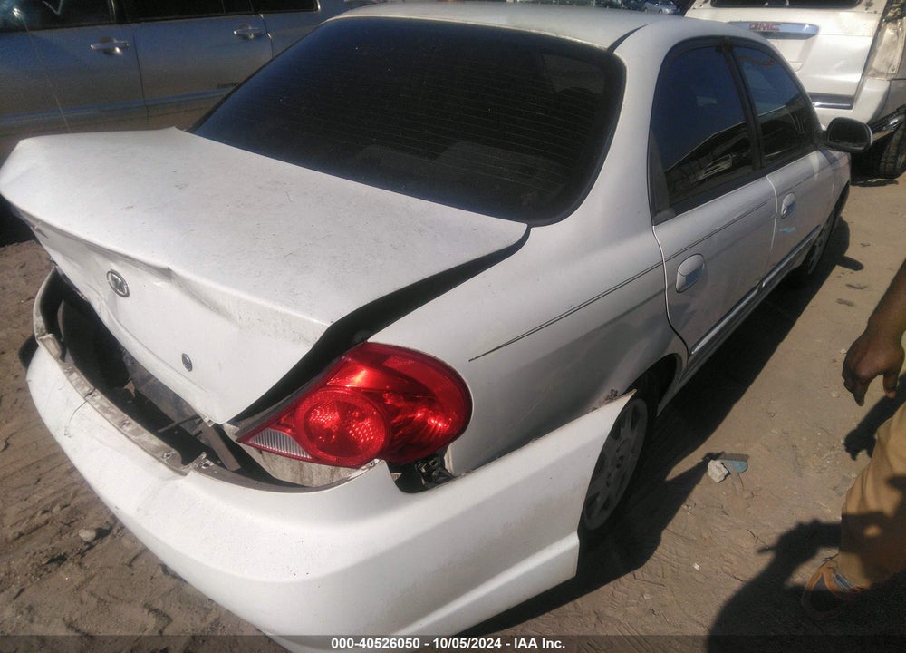 2002 KIA SPECTRA LS VIN: KNAFB121225168497