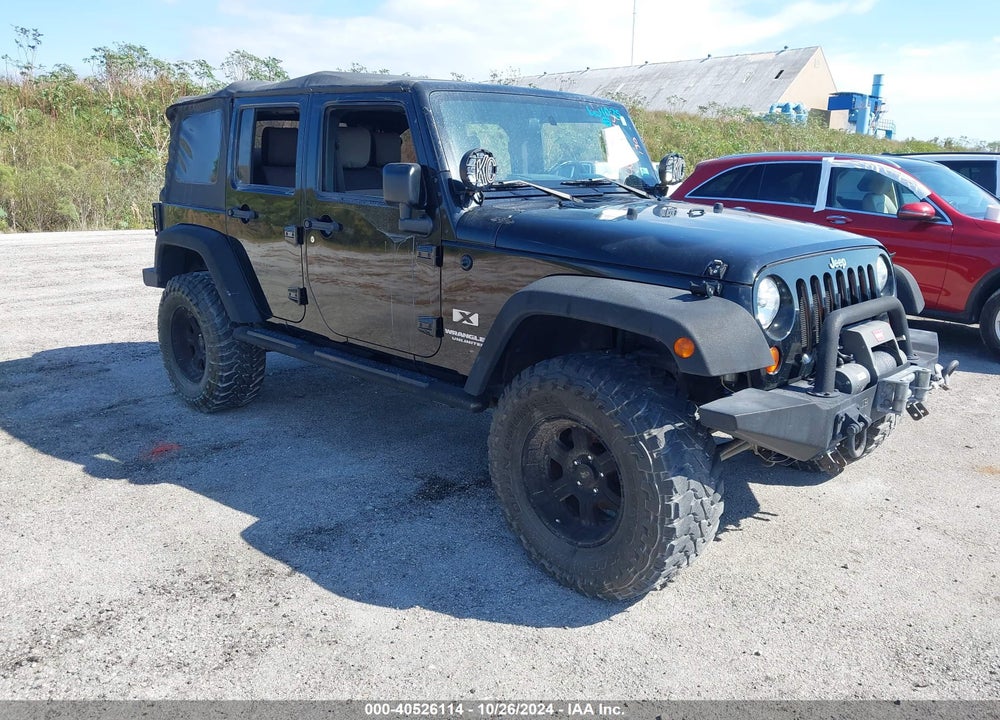 2008 ANGLER JEEP WR UNLIMITED X VIN: 1J4GA39148L580334