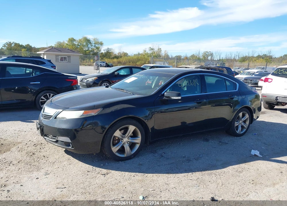 2012 ACURA TL 3.7 VIN: 19UUA9F58CA009020