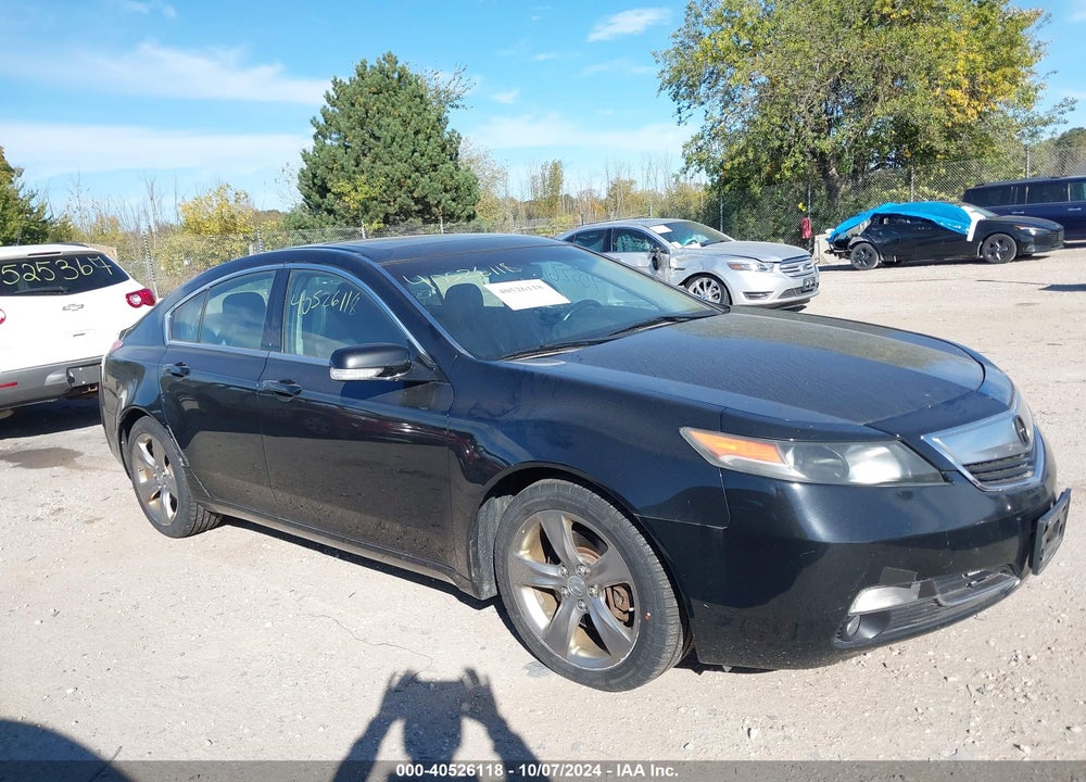 2012 ACURA TL 3.7 VIN: 19UUA9F58CA009020