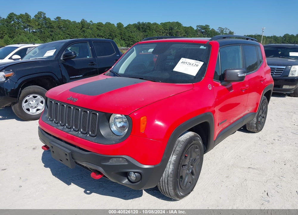 2018 JEEP RENEGADE TRAILHAWK 4X4 VIN: ZACCJBCB1JPH07333