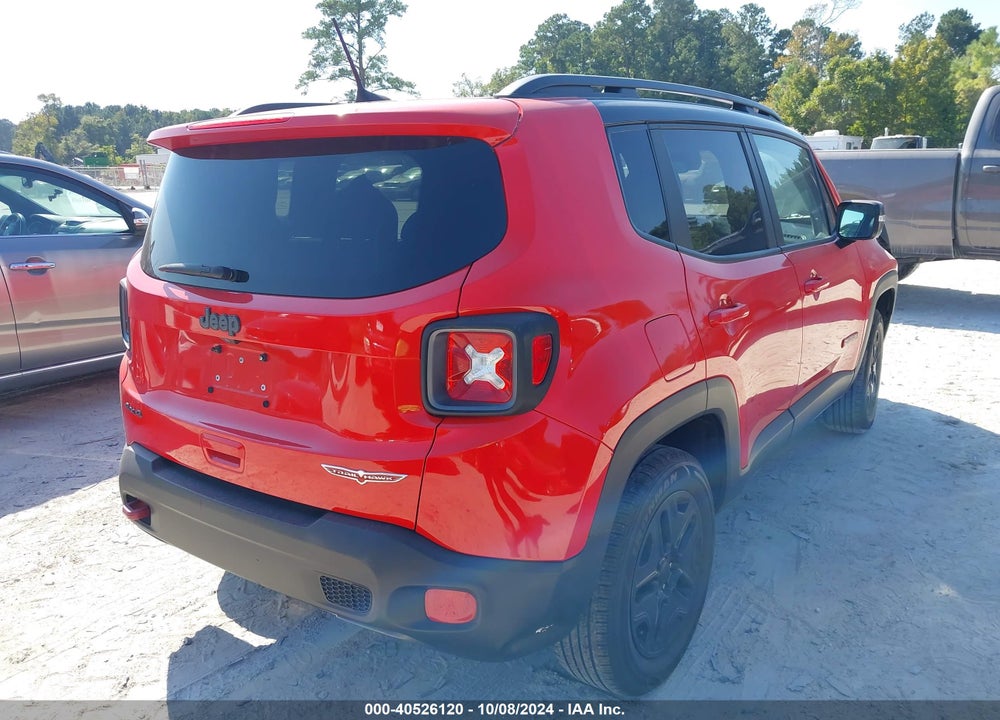 2018 JEEP RENEGADE TRAILHAWK 4X4 VIN: ZACCJBCB1JPH07333