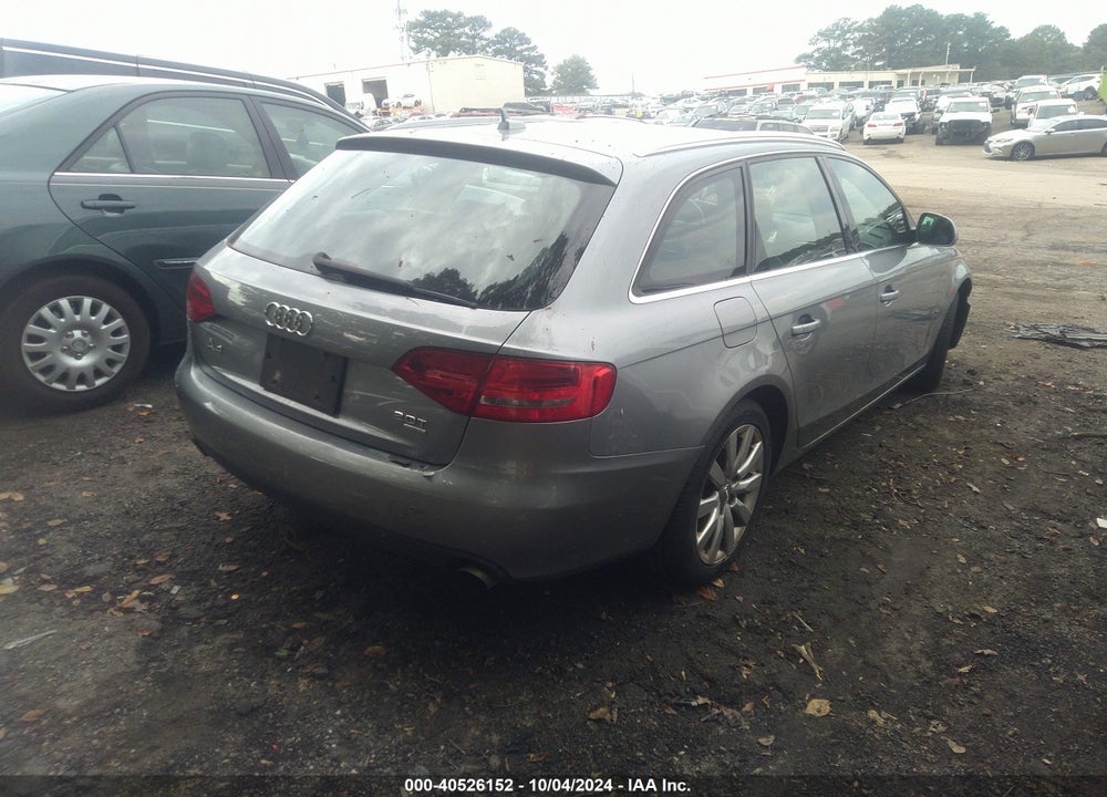 2009 AUDI A4 2.0T AVANT VIN: WAUGF78K29A183479
