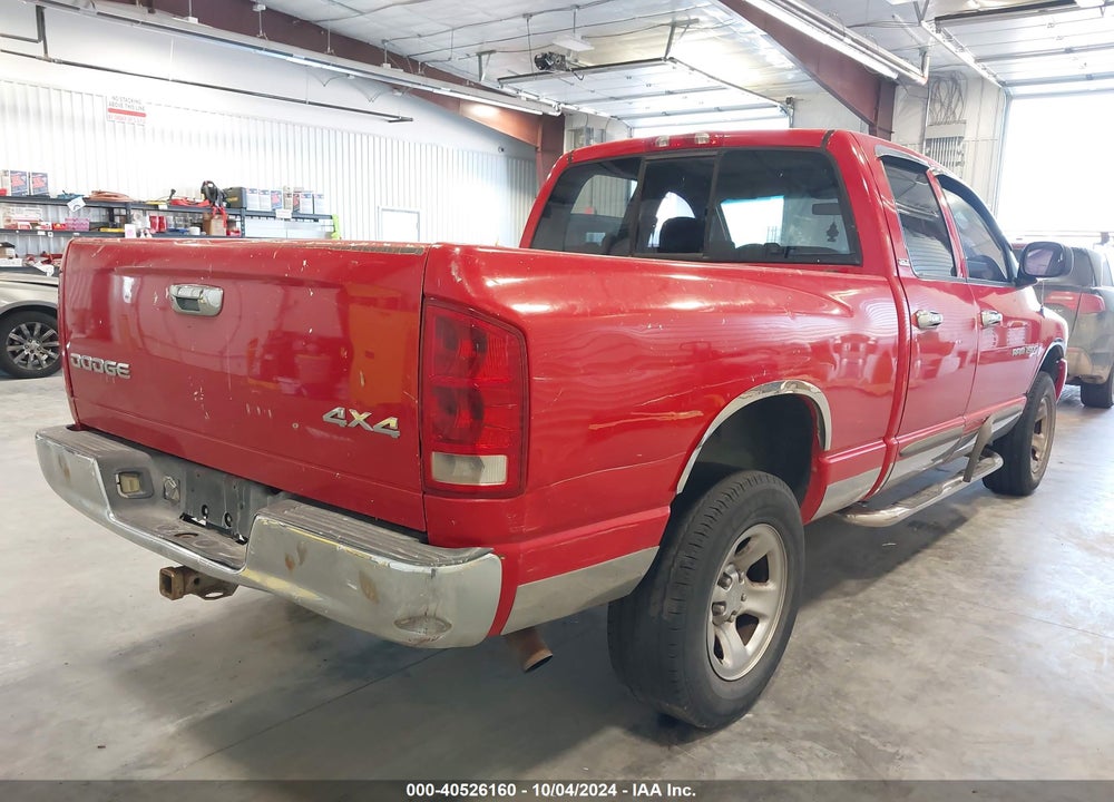 2002 DODGE RAM 1500 ST VIN: 3B7HU18N52G104530