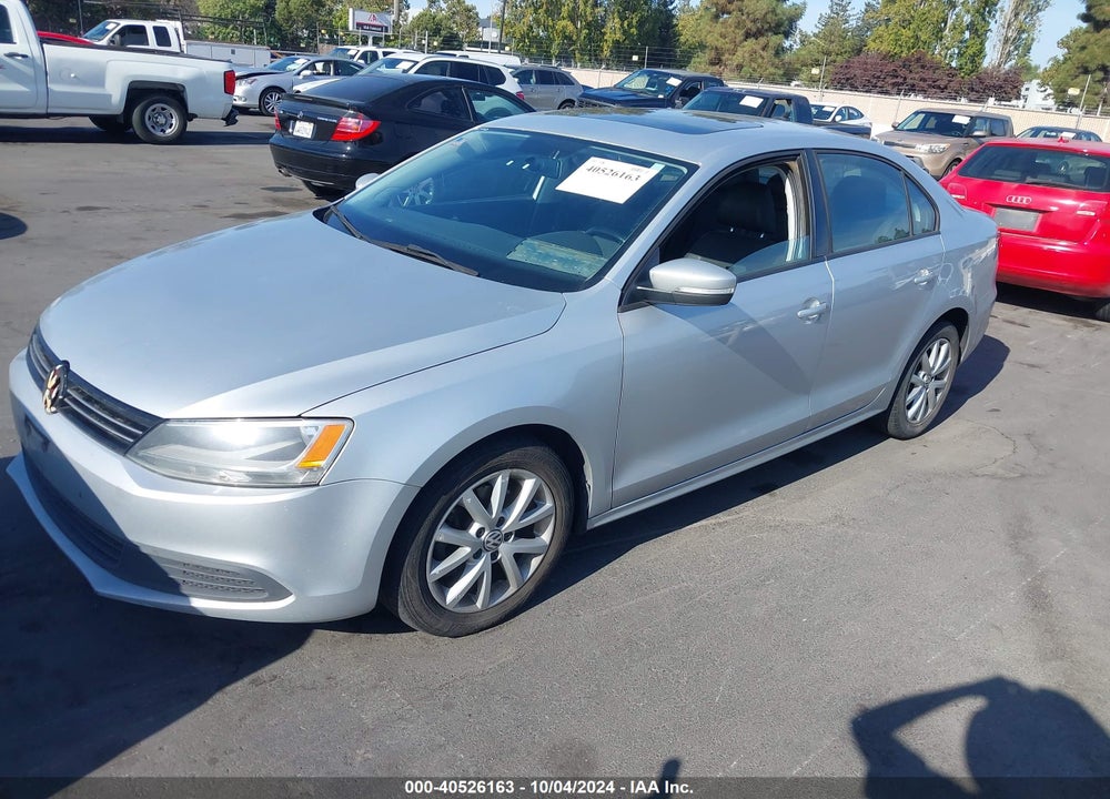 2012 VOLKSWAGEN JETTA 2.5L SE VIN: 3VWDP7AJ3CM372492