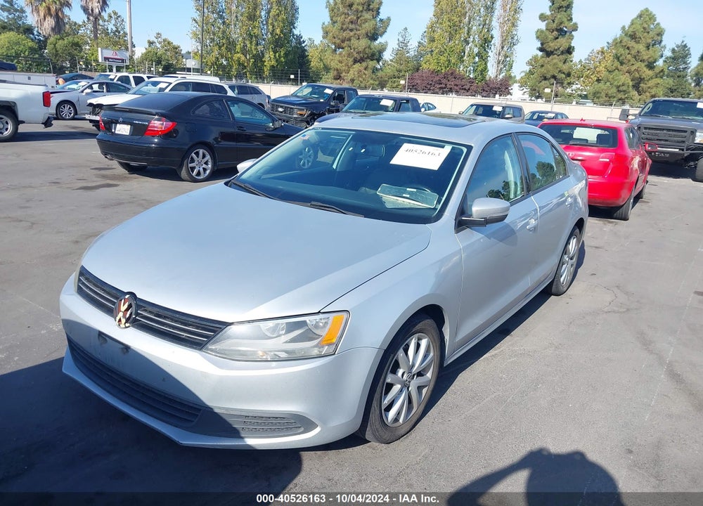 2012 VOLKSWAGEN JETTA 2.5L SE VIN: 3VWDP7AJ3CM372492
