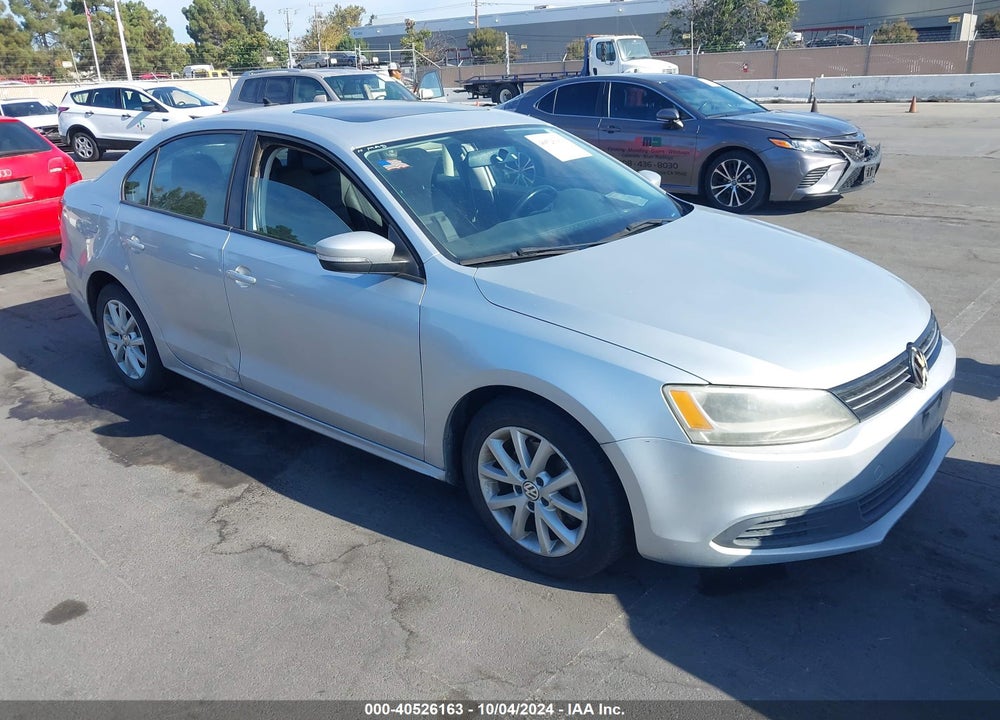 2012 VOLKSWAGEN JETTA 2.5L SE VIN: 3VWDP7AJ3CM372492