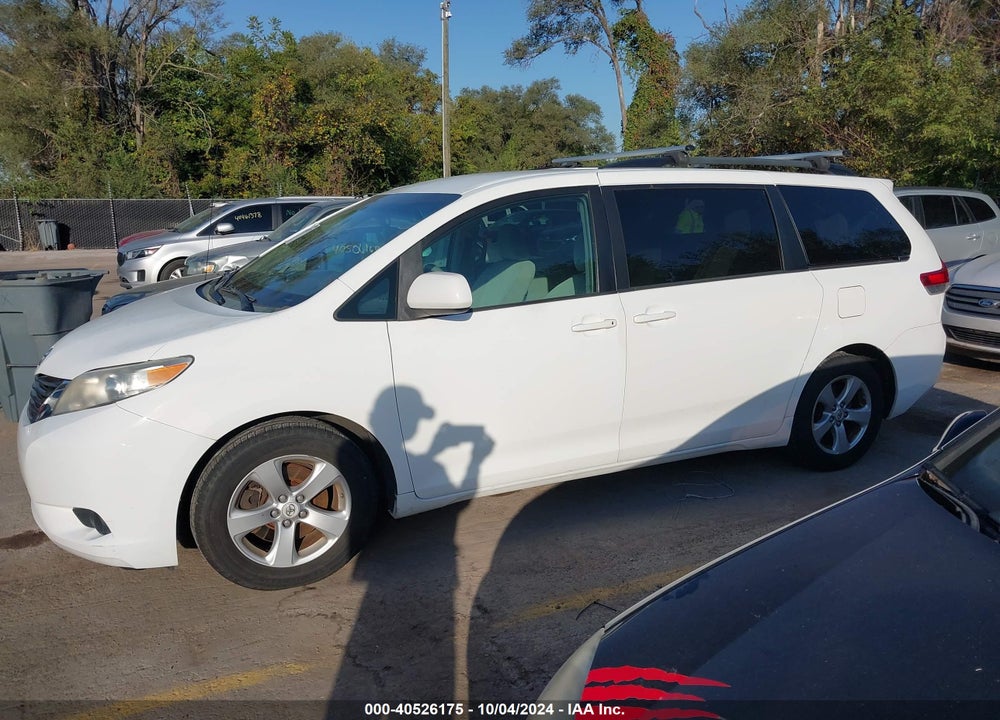 2011 TOYOTA SIENNA LE V6 VIN: 5TDKK3DC9BS073831