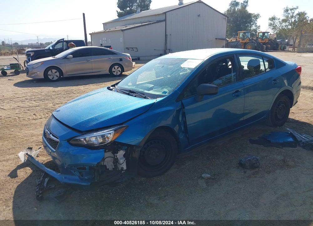 2017 SUBARU IMPREZA 2.0I VIN: 4S3GKAA60H3603171