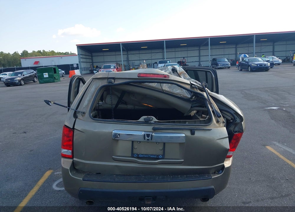 2011 HONDA PILOT EX-L VIN: 5FNYF4H5XBB051048
