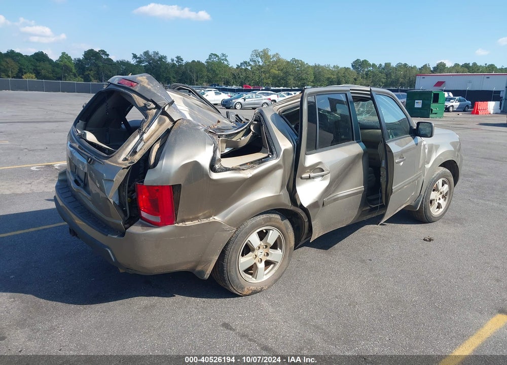 2011 HONDA PILOT EX-L VIN: 5FNYF4H5XBB051048