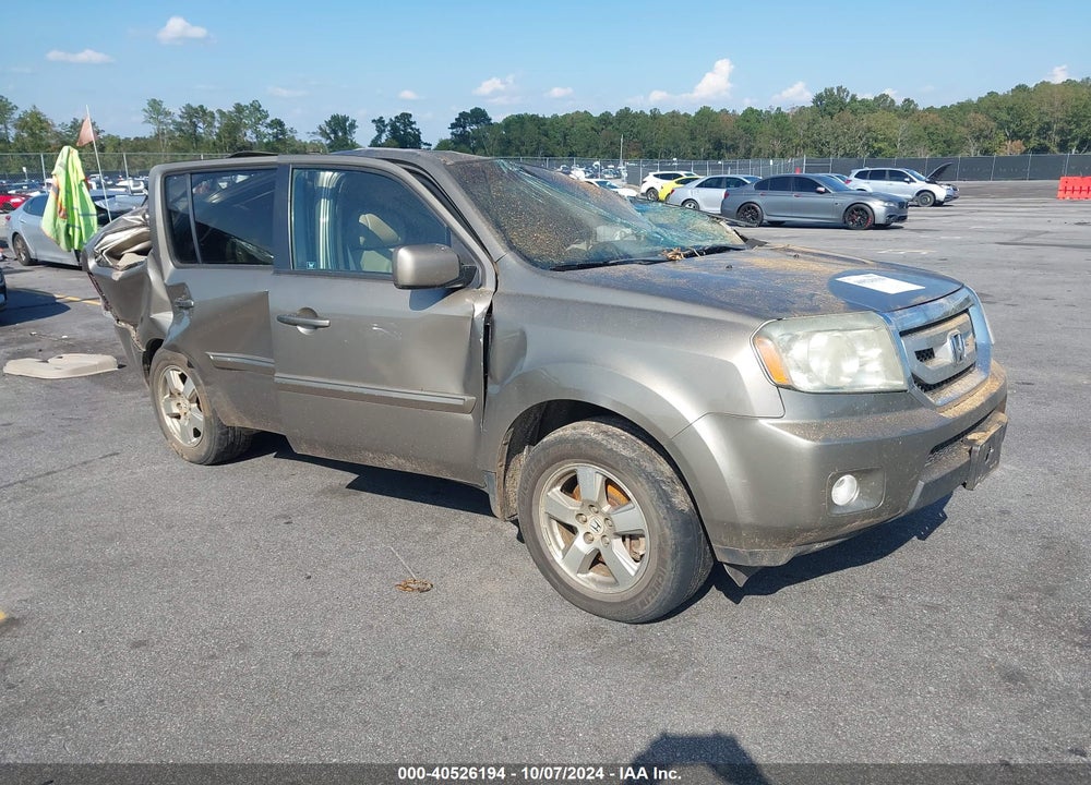 2011 HONDA PILOT EX-L VIN: 5FNYF4H5XBB051048