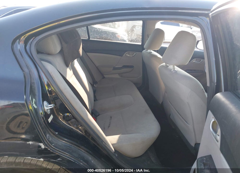 2013 HONDA CIVIC LX VIN: 19XFB2F57DE055495