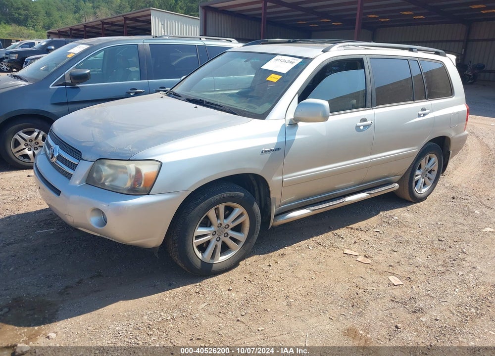 2006 TOYOTA HIGHLANDER HYBRID LIMITED V6 VIN: JTEDW21A760005459