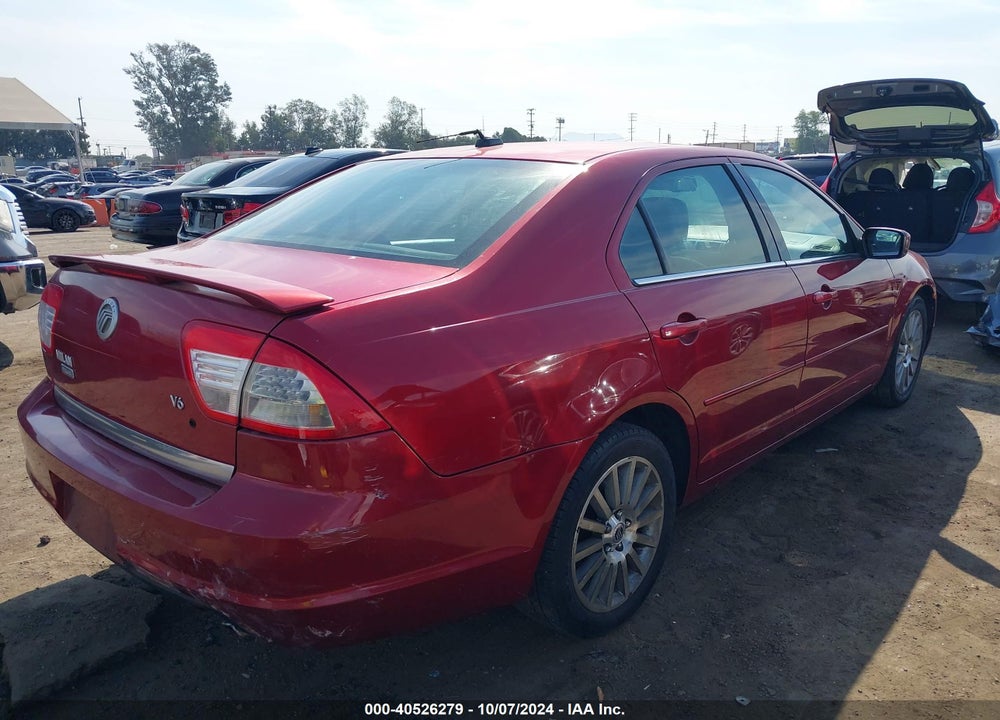 2009 MERCURY MILAN V6 PREMIER VIN: 3MEHM08109R604020