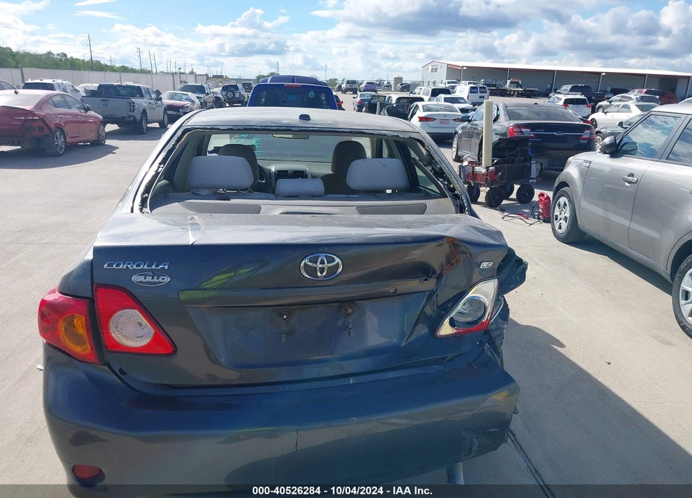 2009 TOYOTA COROLLA LE VIN: 1NXBU40E59Z135850