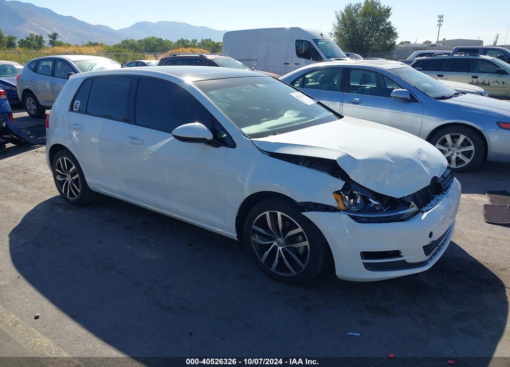 2015 VOLKSWAGEN GOLF TSI SE 4-DOOR VIN: 3VW217AU3FM043038