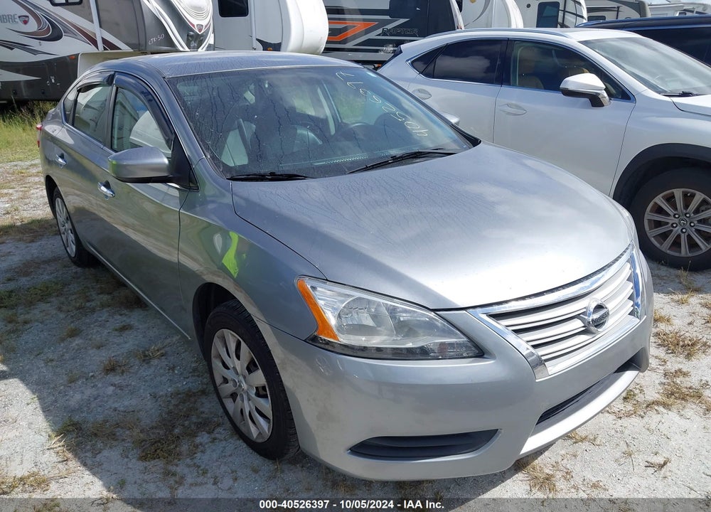 2014 NISSAN SENTRA S VIN: 3N1AB7AP7EY263346