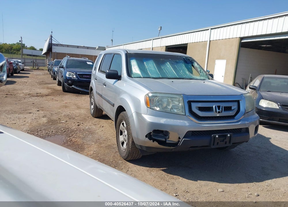 2010 HONDA PILOT LX VIN: 5FNYF3H22AB017698