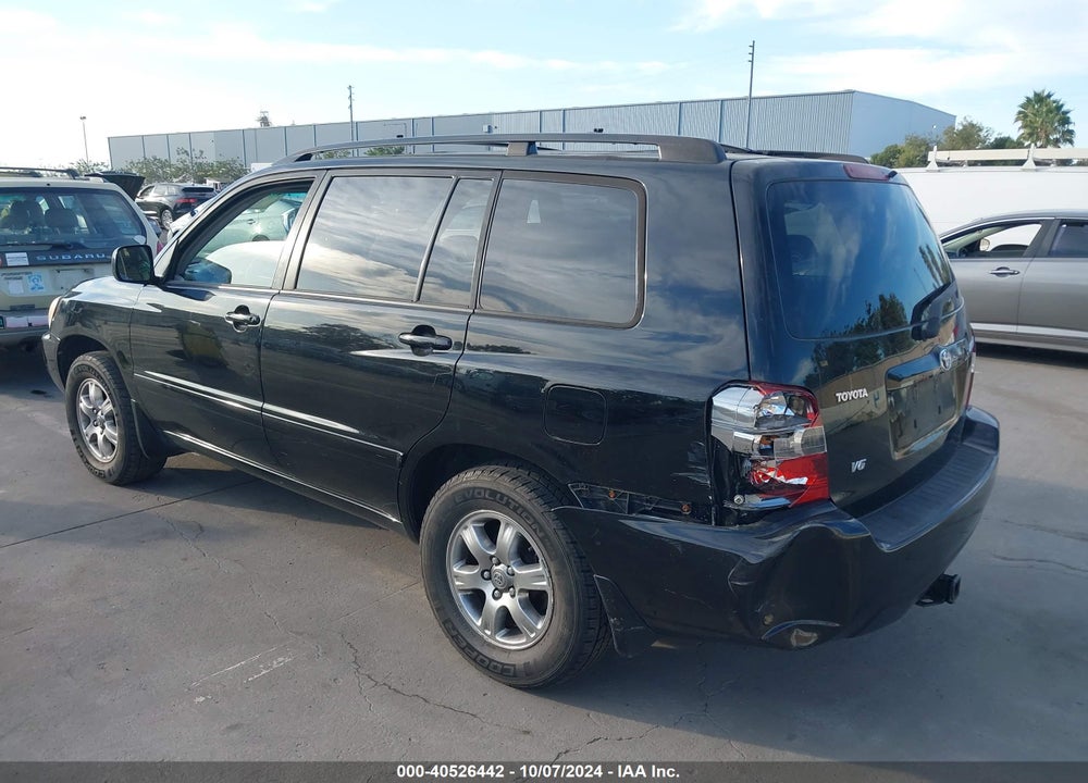 2005 TOYOTA HIGHLANDER V6 VIN: JTEDP21AX50074805
