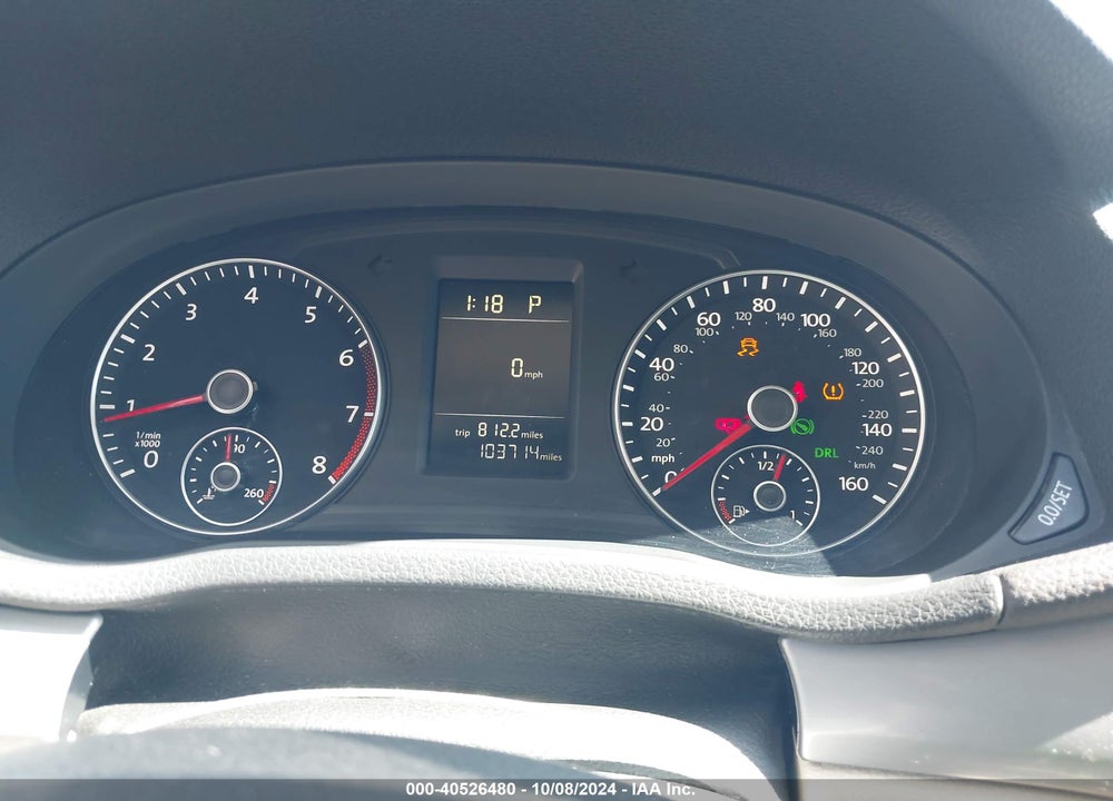 2014 VOLKSWAGEN PASSAT 1.8T WOLFSBURG EDITION VIN: 1VWAS7A34EC113534