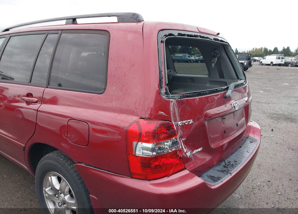 2005 TOYOTA HIGHLANDER V6 VIN: JTEEP21A550112073