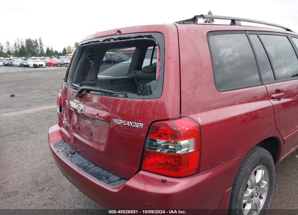 2005 TOYOTA HIGHLANDER V6 VIN: JTEEP21A550112073