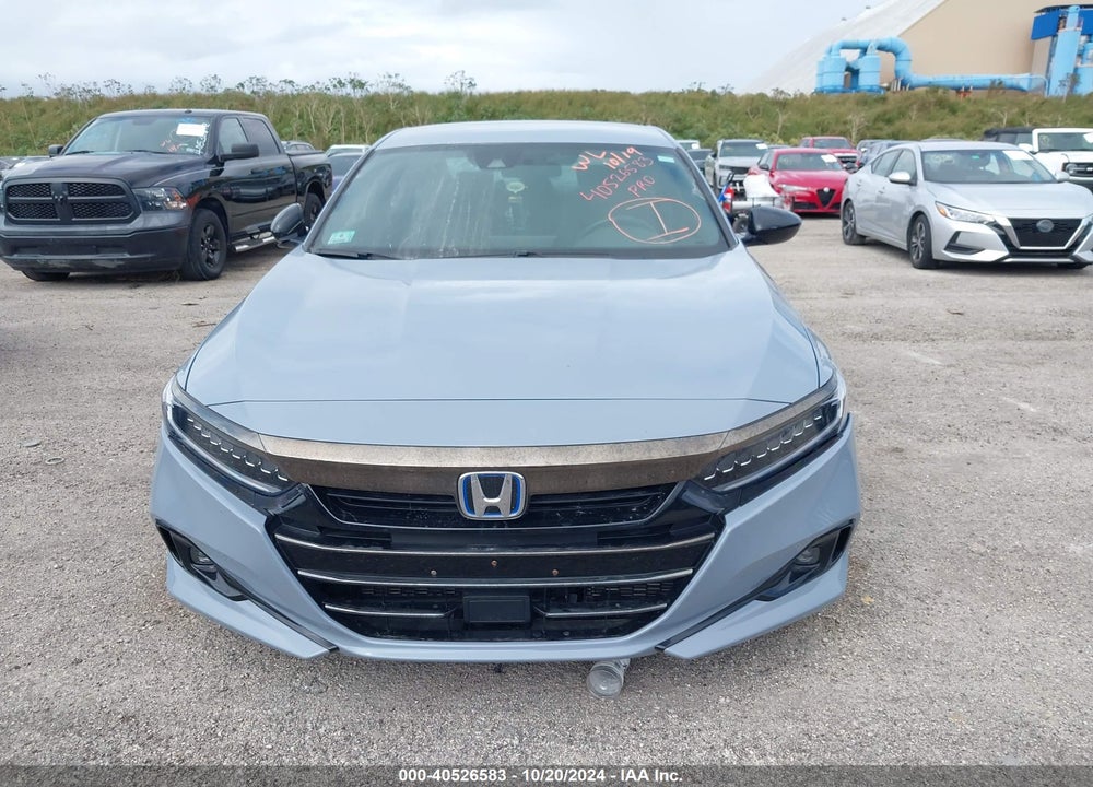 2022 HONDA ACCORD HYBRID SPORT VIN: 1HGCV3F26NA027098