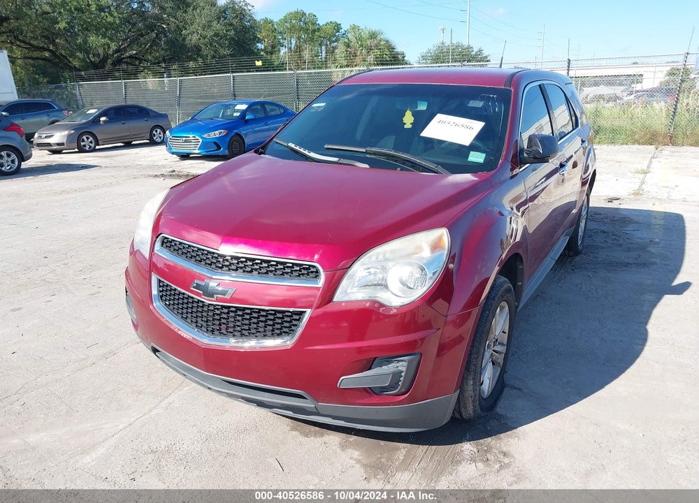 2010 CHEVROLET EQUINOX LS VIN: 2CNALBEW0A6316118