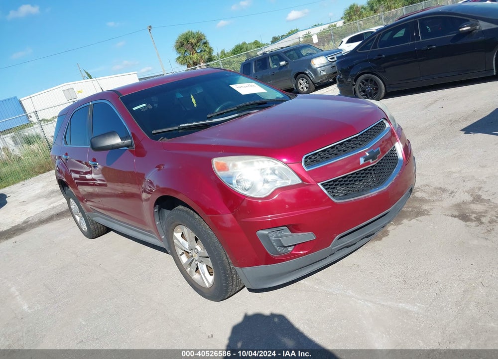 2010 CHEVROLET EQUINOX LS VIN: 2CNALBEW0A6316118